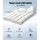 Giselle Bedding Double Bamboo Mattress Topper - 1000GSM, 5cm Thick, Anti-Allergy, Dust Mite Resistant, Breathable