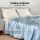 Giselle Bedding Double Tencel Quilt 200GSM - Lightweight, Moisture-Wicking, Blue, OEKO-TEX Certified, Machine Washable