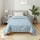 Giselle Bedding 200GSM Tencel Quilt - Lightweight, Moisture-Wicking, Machine Washable, Single Size, Blue
