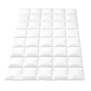 Giselle Bedding 700GSM Duck Down Feather Quilt - 100% Cotton, Single Size, Winter Warmth & Comfort, Mite Resistant