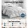 Giselle Bedding 700GSM Duck Down Feather Quilt Super King - Lightweight, Warm, 100% Cotton Cover, Baffle Construction