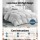 Giselle Bedding King 500GSM Duck Down Feather Quilt - Luxurious Winter Warmth with 95% Feather, 5% Down Filling