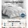 Giselle Bedding Super King 500GSM Duck Down Feather Quilt - Luxurious Warmth with Baffle Construction & Cotton Cover