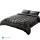 Giselle Bedding Faux Mink Quilt Charcoal Double with Pillowcases - Soft, Thermo-Regulating, Winter Weight Luxury