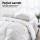 Giselle Bedding Super King 800GSM Goose Down Feather Quilt – Luxurious Warmth with 100% Cotton Cover, Mite Resistant