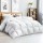 Giselle Bedding 500GSM King Goose Down Feather Quilt – 95% Feather, 5% Down, 100% Cotton Cover, Winter Warmth, White
