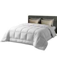 Giselle Bedding 500GSM Wool Quilt Super King Winter Doona 100% Wool Filling 100% Cotton Cover Baffle Box