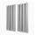 Artiss Blockout Eyelet Curtains 2 Panels 132x160cm Grey 230GSM Triple Weave Thermal Insulated Noise Reduction