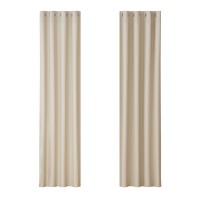 Artiss Blockout Curtains, Triple Weave Fabric, 140x230cm, Beige, Noise Reducing, Thermal Insulating, Easy Install