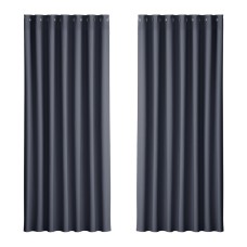 Artiss Blockout Curtains, Triple Weave Fabric, Eyelet, 240x230cm, Charcoal, Thermal Insulation & Noise Reduction Artiss Blockout Curtains, Triple Weave Fabric, Eyelet, 240x230cm, Charcoal, Thermal Insulation & Noise Reduction