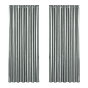 Artiss Blockout Curtains, Triple Weave Fabric, 240x230cm, Grey Shine, Thermal Insulation & Noise Reduction