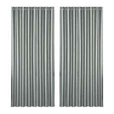 Artiss Blockout Curtains, Triple Weave Fabric, 300x230cm, Grey, Eyelet Design, Noise Reduction, Thermal Insulation