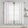 Artiss Blockout Curtains 2 Panels 132x160cm White Light Filtering 110GSM Polyester Rod Pocket Drapes