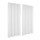 Artiss Blockout Curtains 2 Panels 132x160cm White Light Filtering 110GSM Polyester Rod Pocket Drapes