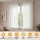Artiss Blockout Curtains 2 Panels 132x160cm White Light Filtering 110GSM Polyester Rod Pocket Drapes