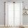 Artiss Blockout Curtains 2 Panels 132x213cm White Light Filtering 110GSM Polyester Rod Pocket Drapes