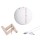 Devanti Aroma Diffuser Moon Lamp, PP/PVC, 880ml, White - 4-in-1 Humidifier, Purifier, Night Light, Quiet Operation