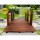 Gardeon 160cm Wooden Garden Bridge – Burnt Fir, Rustic Chains, Weatherproof, 160kg Capacity, Eco-Friendly Decor