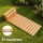 Gardeon 8FT Cedar Garden Pathway: Weather-Resistant, Anti-Slip Roll-Out Walkway with Stakes for Easy Storage & Transport