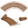 Gardeon 8FT Fir Wood Garden Pathway Roll Up Curved Walkway 240cm Anti Slip Brown Outdoor 8FT Pathway