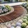 Gardeon Wooden Garden Pathway Roll Up Curved Walkway Charcoal Brown Fir Wood Planks 240cm Length