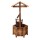 Gardeon Wooden Wishing Well Garden Decor, Solid Fir Wood, 53x46x100cm, Rustic Weatherproof Outdoor Ornament