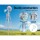 Gardeon 4FT Metal Garden Windmill with Weathervane, 12 Blades, Rust-Proof, Weather Station, Rustic Outdoor Decor