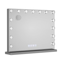 Embellir Bluetooth Makeup Mirror, Aluminum Frame, 58x46cm, Hollywood Vanity with LED Lights & Speaker, Touch Controls