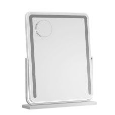 Embellir Makeup Mirror, Aluminum Frame, 40x50cm, LED Strip, Touch Controls, Rotatable Vanity, Hollywood Glamour