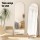 Embellir Full-Length Floor Wall Mirror, Aluminium Alloy Frame, 160x50cm, Black, Elegant Décor, Easy Install