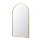 Embellir 86x50cm Arched Wall Mirror - Elegant Gold Aluminium Frame, High-Definition Glass for Vanity & Home Decor