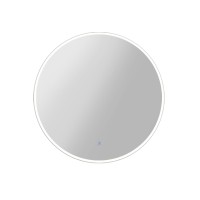 Embellir Wall Mirror with LED Light, 80cm Round Vanity, Anti-Fog, Waterproof, Touch Control, Home Decor Bathroom Mirror
