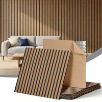 Artiss 10PCS Peel and Stick Wall Panels 68 x 68 cm Self Adhesive Brown PVC 3mm Tiles for Feature Walls