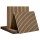 Artiss 10PCS Peel and Stick Wall Panels 68 x 68 cm Self Adhesive Brown PVC 3mm Tiles for Feature Walls