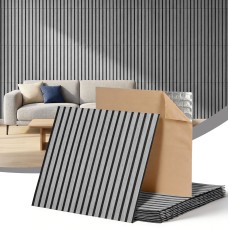 Artiss 10PCS Peel and Stick Wall Panels 68x68cm Self Adhesive Grey 3mm Lightweight PVC Pack of 10 Panels