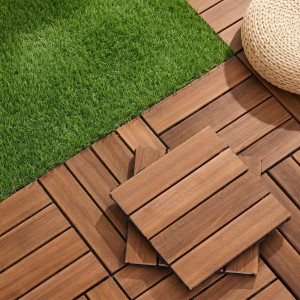 Gardeon 10PCS Pine Wood Deck Tiles 30x30cm Interlocking Outdoor Patio Balcony Flooring Pack of 10 Tiles