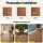 Gardeon 10PCS Pine Wood Deck Tiles 30x30cm Interlocking Outdoor Patio Balcony Flooring Pack of 10 Tiles