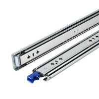 Giantz 2x Heavy Duty Drawer Slides, Full Extension, Locking, 115-230cm, Zinc-Plated Steel, 115kg Load Capacity