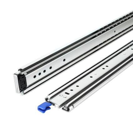 Giantz Heavy Duty 2x Drawer Slides, 227kg Load, 1321-2642mm Full Extension, Cold Rolled Steel, Locking Mechanism