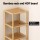 Artiss Shoe Rack, Bamboo MDF 8-Tier, Pine, 25x23x134cm, Stackable Storage for 8 Pairs, Durable & Easy Assembly
