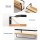 Artiss Melis Floating Wall Shelf Set of 2, Pine Wood & Black, 40cm, Stylish DIY Storage with 15kg Capacity