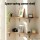 Artiss Set of 4 Floating Wall Shelves, Paulownia Wood, Corner Design, 40x29x13cm, Space-Saving with Sturdy Brackets
