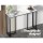 Artiss Console Table, Marble Effect, 100cm x 30cm x 78cm, White, Industrial Style, Durable & Space-Saving Design