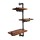 Artiss Floating DIY Pipe Shelf IVAN - 3 Tier Rustic Industrial Design | Adjustable Timber & Metal with Mounting Kit