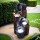 Gardeon 3-Tier Solar Water Fountain with LED Lights, Polyresin 76CM Cascading Bucket Design, Weatherproof & Durable