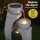 Gardeon Solar Fountain Water Feature: 3-Tier Cascading Polyresin Design, LED Lights, 76CM Tall, Indoor/Outdoor Use