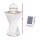 Gardeon 85CM Solar Fountain Bird Bath with LED Lights, Polyresin Twist Design, Maintenance-Free, Indoor/Outdoor Use