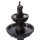 Gardeon Solar-Powered 3-Tier Bird Bath Fountain with Pump Kit, 106CM Polyresin Peacock Design, All-Weather Durable