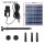 Gardeon Solar Pond Pump Kit: 610L/H Water Flow, Adjustable Height, 2 Nozzles, 9.8FT Lift, Durable & Easy Setup