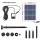 Gardeon Solar Pond Pump Submersible Water Fountain Kit - 4.4FT Lift, 250L/H Flow, 4 Nozzle Options, Energy-Efficient